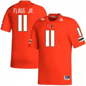 Men Corey Flagg Jr. Orange Miami College Football #11 Jersey 963023-966