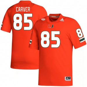 Men Jackson Carver Orange Miami College Football #85 Jersey 922336-154