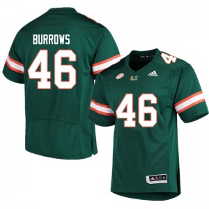 Men Suleman Burrows Green Miami Adidas Football #46 Jersey 695857-988