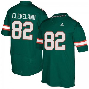 Men Asante Cleveland Green Miami Adidas Football #82 Jersey 306710-648