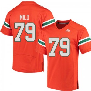 Men Bar Milo Orange Miami Adidas Football #79 Jersey 404818-912