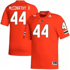 Men Cole McConathy II Orange University of Miami College Football #44 Jersey 252989-939