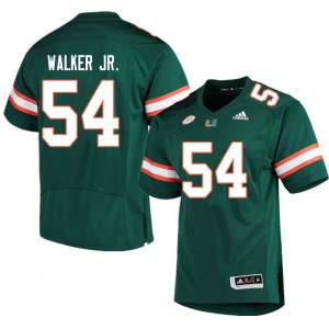 Men Issiah Walker Jr. Green Miami Hurricanes College Football #54 Jersey 976896-903