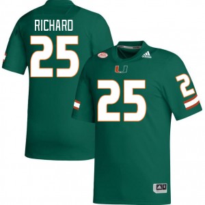 Men Jadais Richard Green Miami College Football #25 Jersey 533246-300