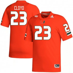 Men K.J. Cloyd Orange Miami College Football #23 Jersey 758953-236