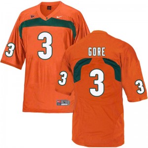 Men Frank Gore Orange Miami College Football #3 Jersey 335519-313