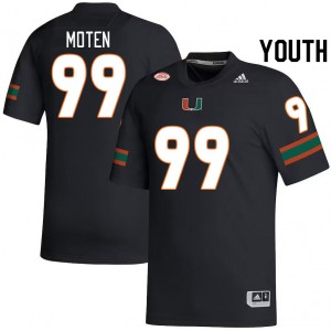 Youth Ahmad Moten Black Miami College Football #99 Jersey 868037-168