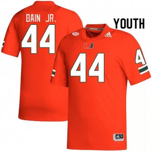 Youth Rueben Bain Jr. Orange Hurricanes College Football #44 Jersey 553071-842