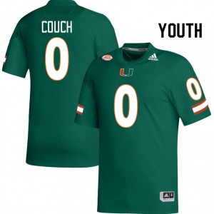 Youth Te'Cory Couch Green University of Miami College Football #0 Jersey 826138-714